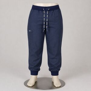 Med Couture Navy Jogger Scrub Pants XL